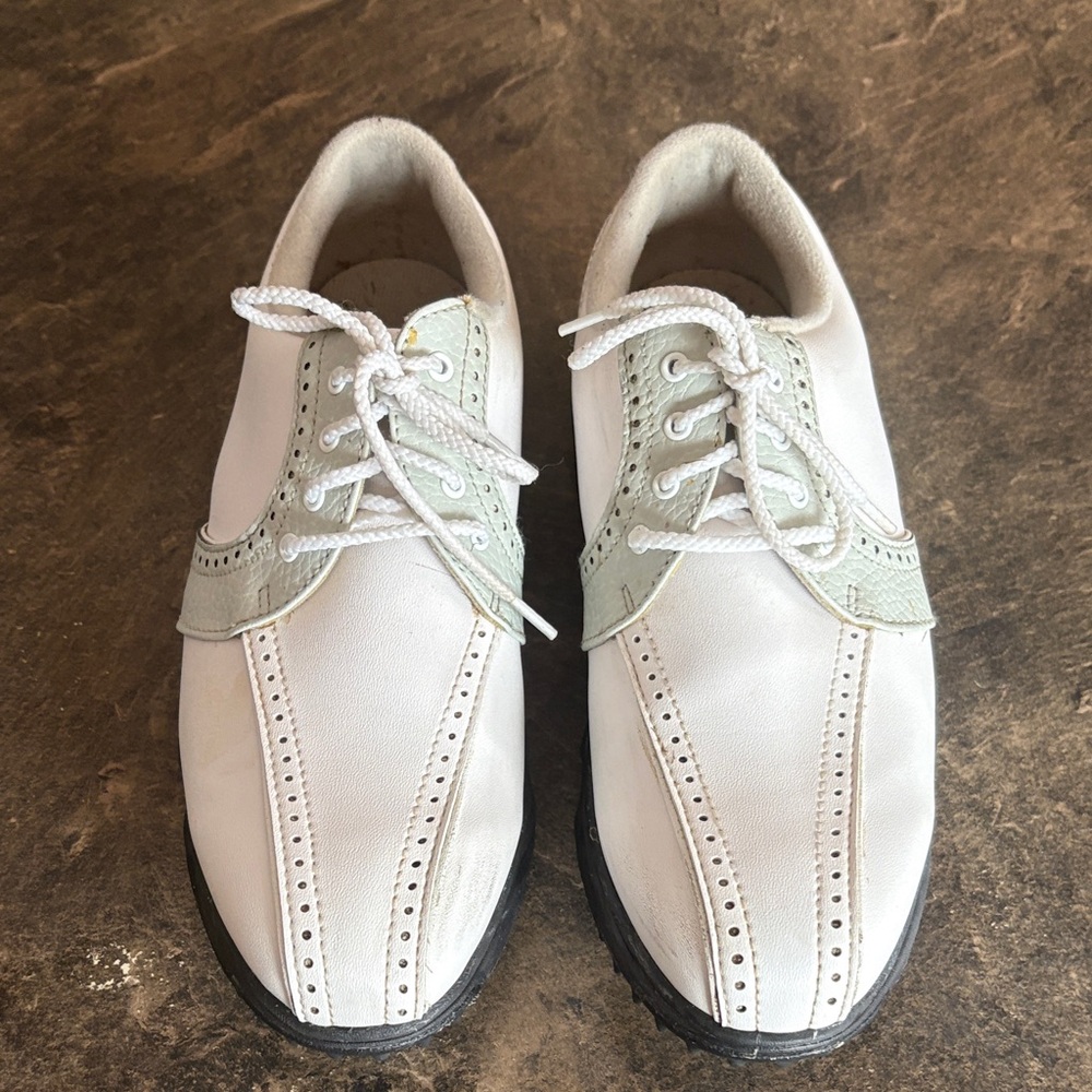 Foot Joy White and Gray Women’s Golf Shoes